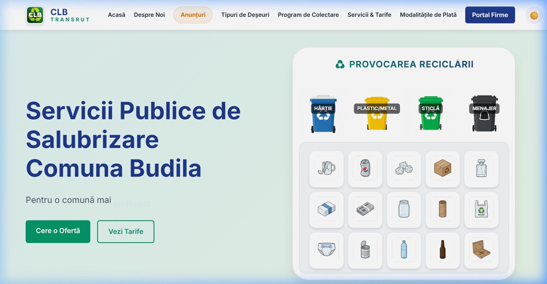 CLB Transrut - Sistem de Salubritate Budila
