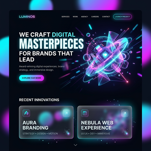 Creative Landing Page